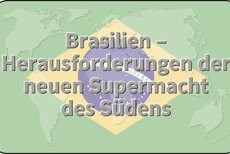 Titel der Tagung vor dem Hintergrund der brasilianischen Flagge