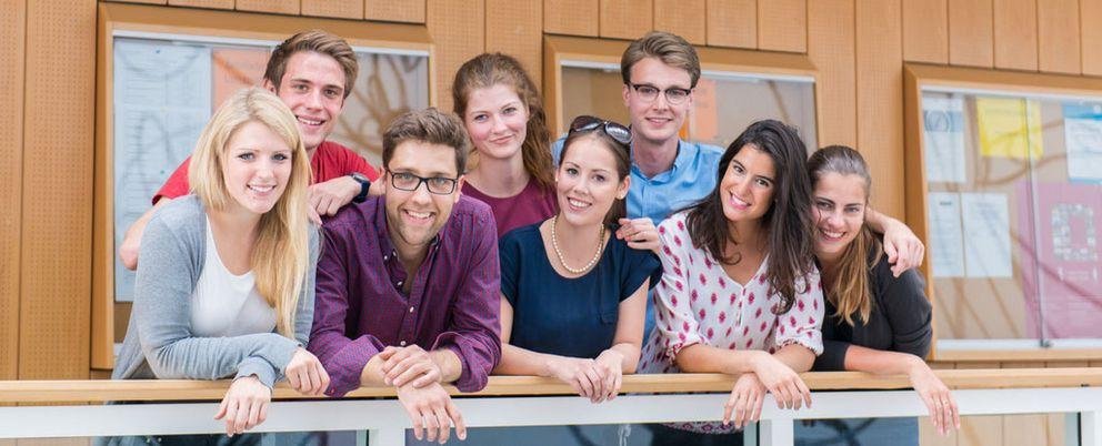 A group of students A group of students