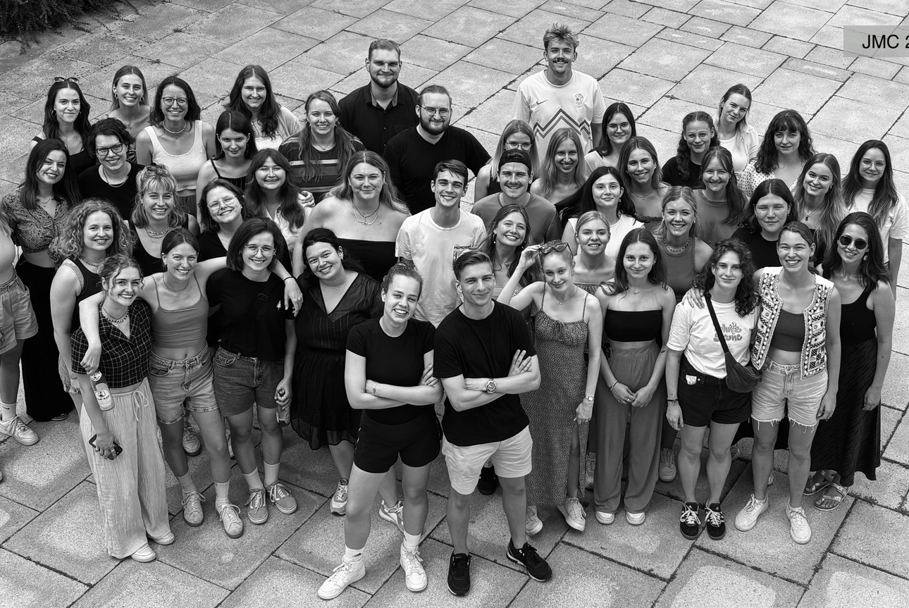 Das Bild zeigt die Studierenden der JMC 2024.