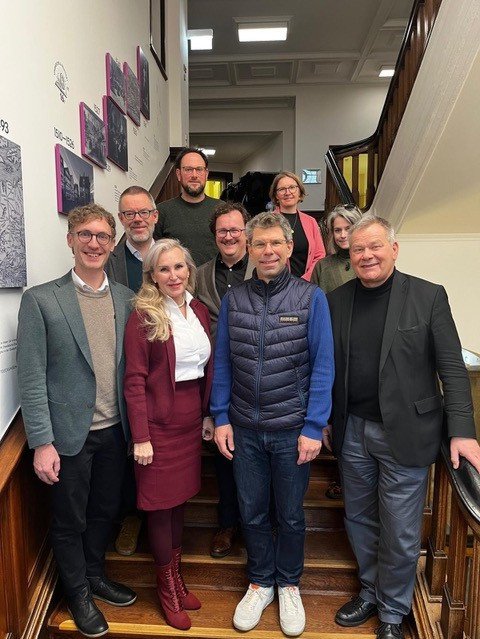 [Translate to Englisch:] Das TraUBe-Team beim Besuch in Marburg