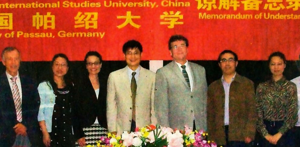 Delegation der Universität Passau in Shanghai