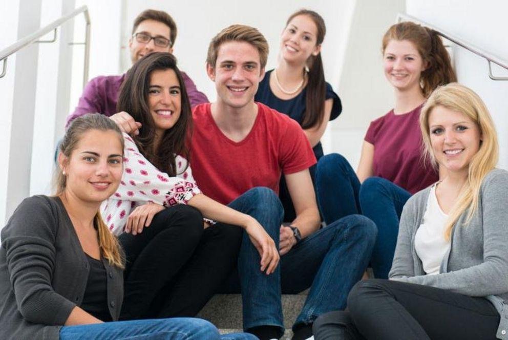Students at the University of Passau Students at the University of Passau
