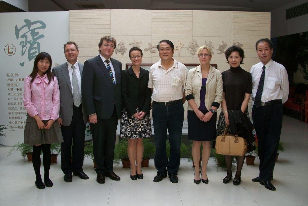 Kooperation mit China Chinesische und deutsche Projektteilnehmer