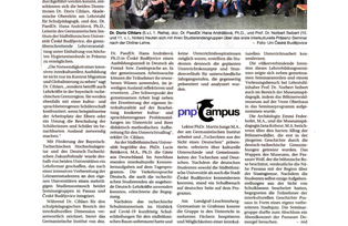 Pressetext PNP zum Projekt