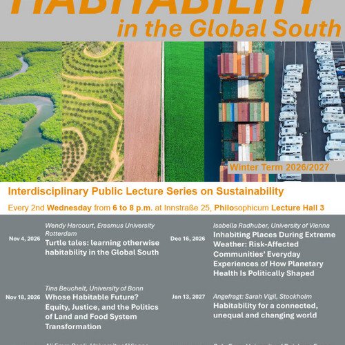 Ringvorlesung HABITABILITY in the Global South