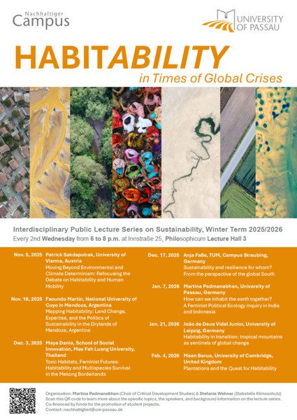 HABITABILITY in Times of Global Crises