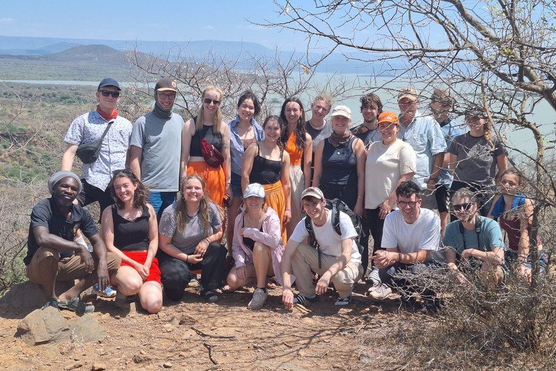 Geographiestudierende unterwegs in Kenia