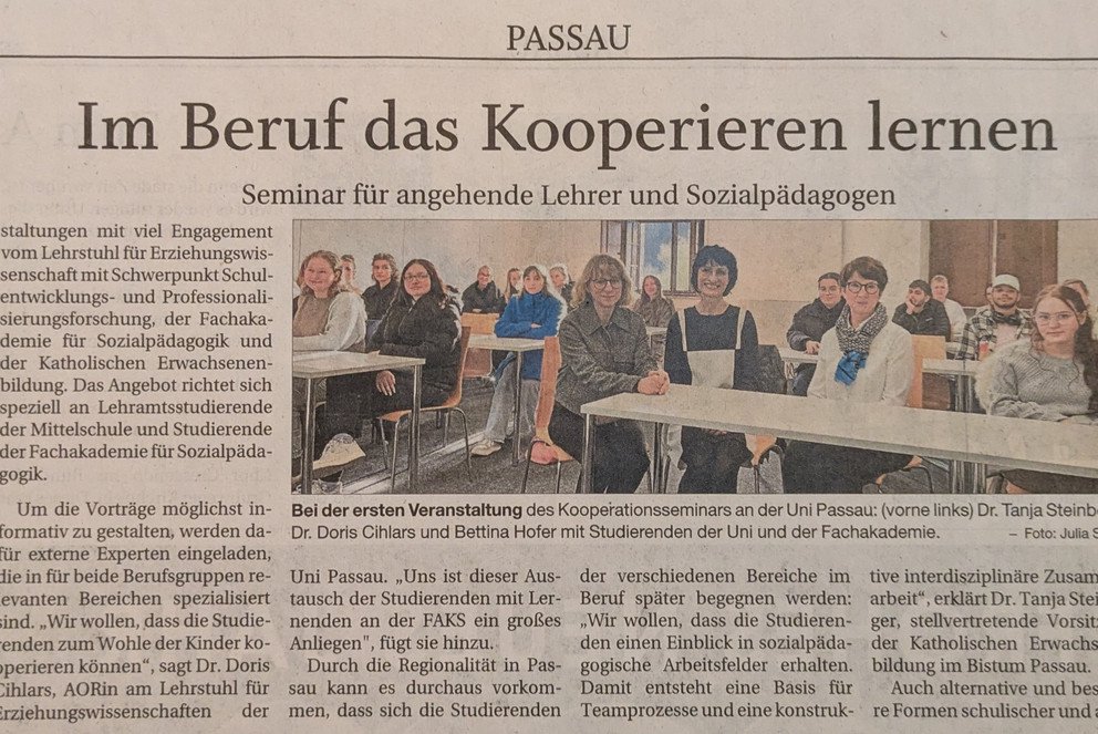 PNP Bericht zur Lehre