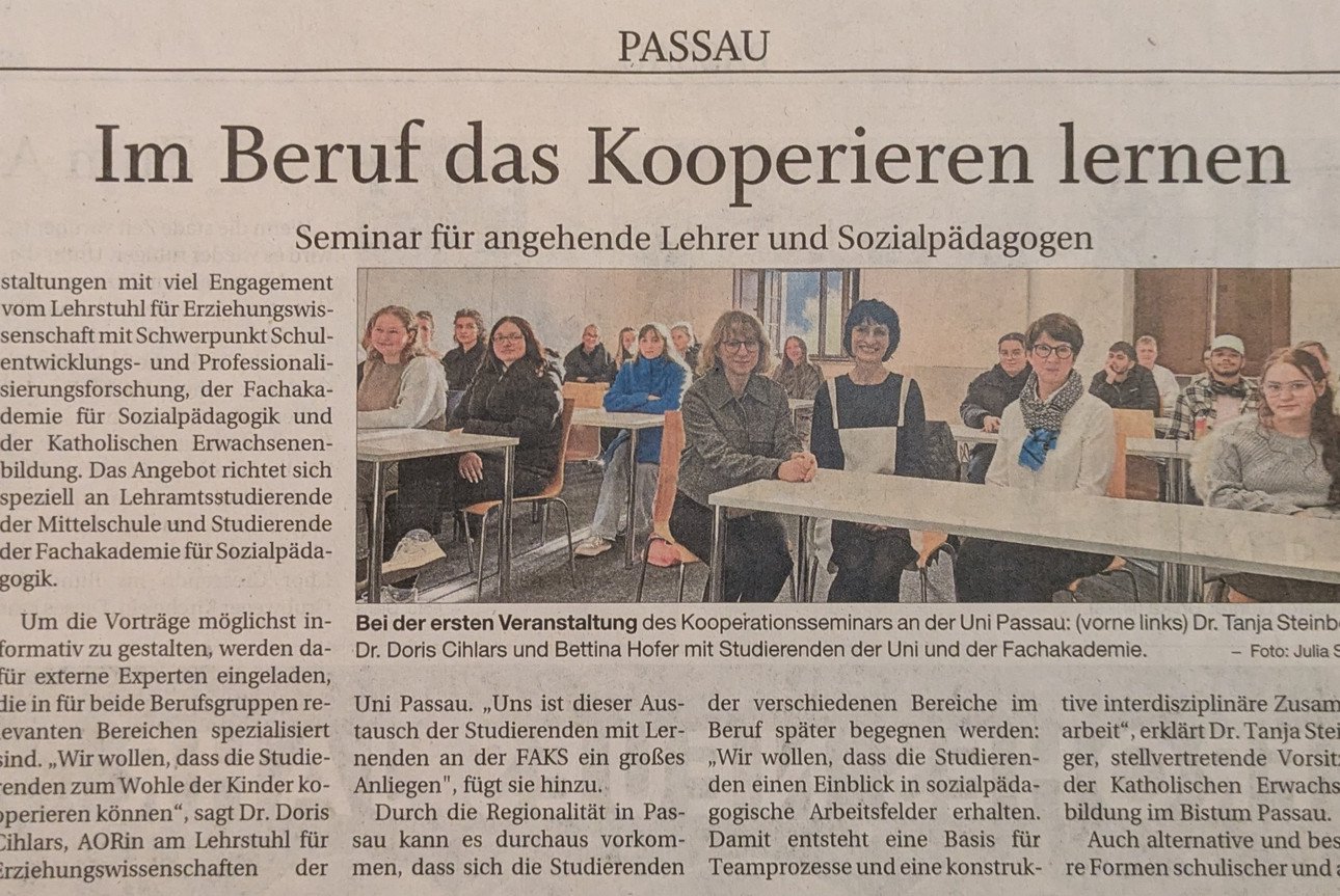 PNP Bericht zur Lehre