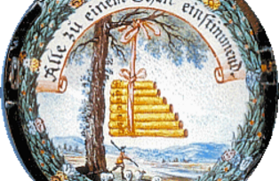 Gesellschaftsemblem des Pegnesischen Blumenordens