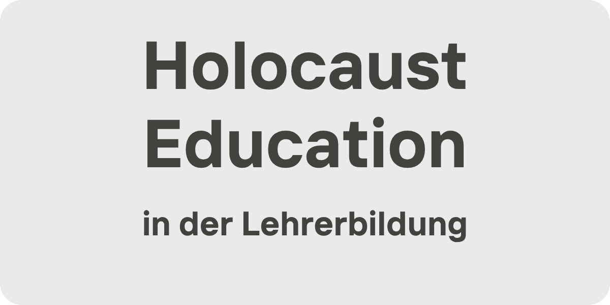 Holocaust Education