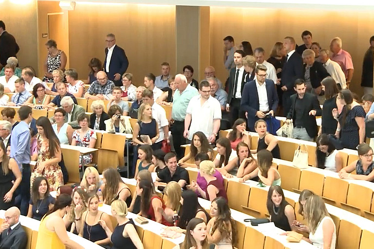 Examensfeier des Departments f&uuml;r Bildungswissenschaften SoSe 2016